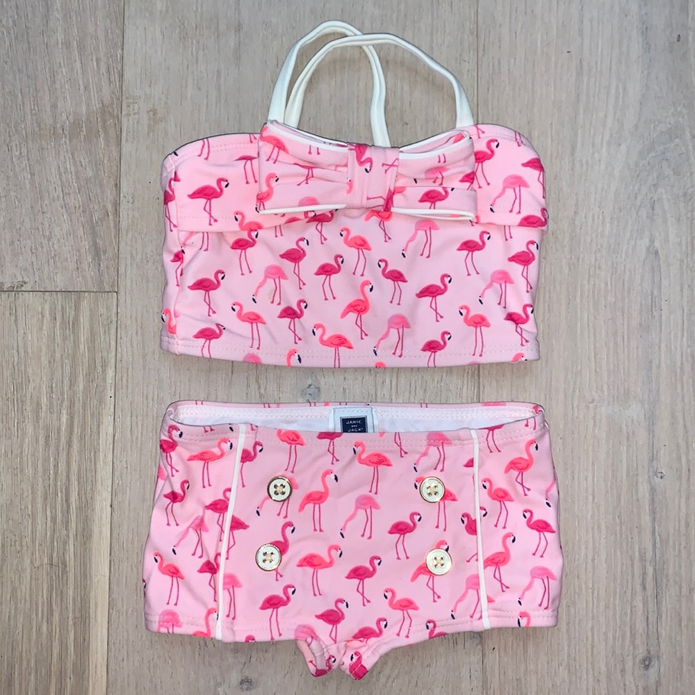 Janie and Jack Flamingo Bikini